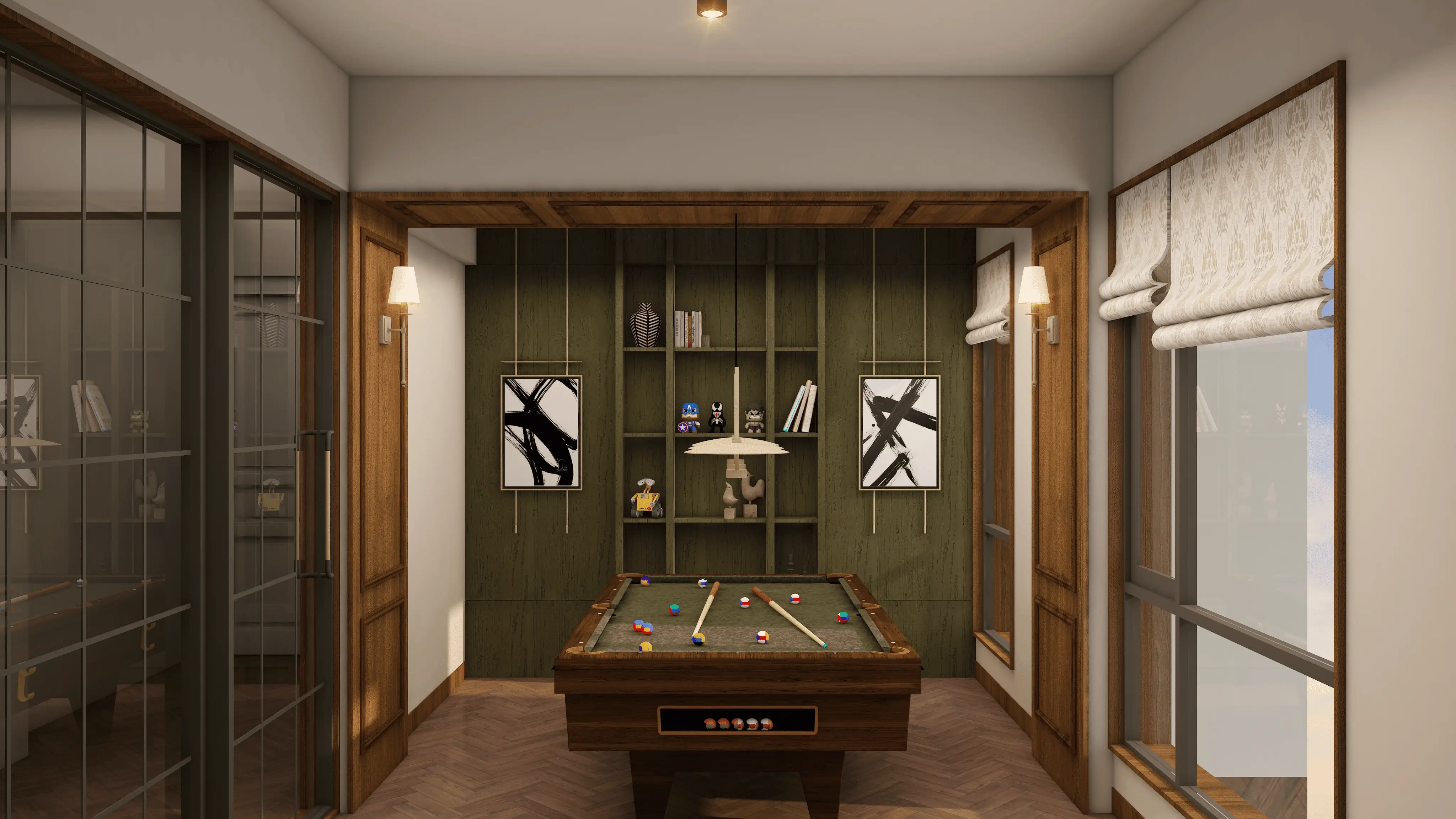Billiards Room at Classic Indian Essence